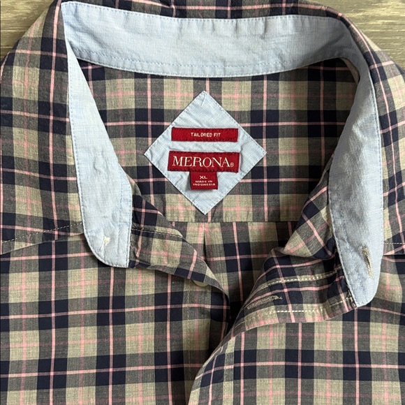 Merona Men's Checkered Shirt - Picture 4 of 6